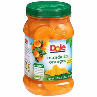 Dole Dole Mandarin Oranges In Juice, 23.5 oz