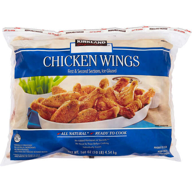 Kirkland Signature Chicken Wings, 10 lb