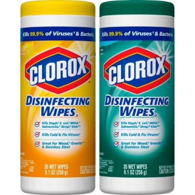 Clorox Disinfecting Wipes, 35 ct (12 Pack)