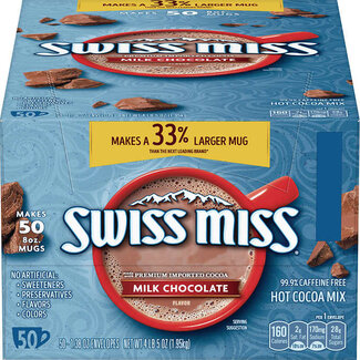 Swiss Miss Swiss Miss Milk Chocolate Hot Cocoa Mix, 1.38 oz, 50 ct