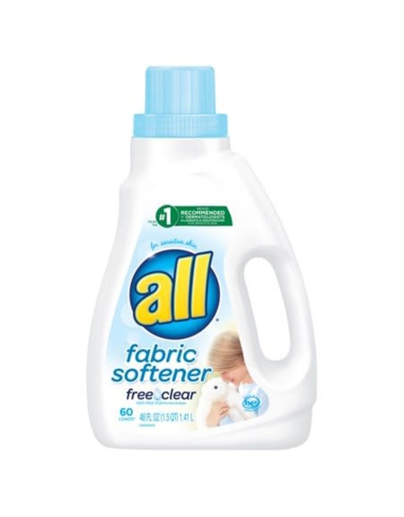 All Free Clear For Sensitive Skin Loads Fabric Softener Span Elite