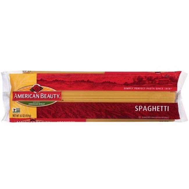 American Beauty Spaghetti Long, 16 oz, 24 ct