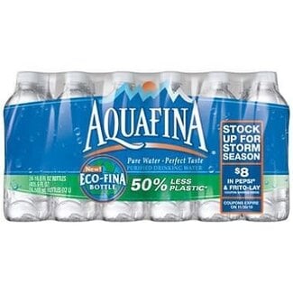 Aquafina Aquafina Bottled Water, 24 ct, 20 oz