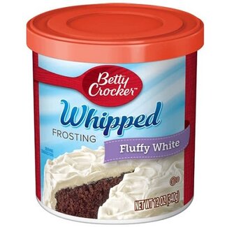 Betty Crocker Betty Crocker Frosting Whipped Fluffy White, 12 oz, 8 ct