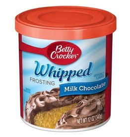 Betty Crocker Betty Crocker Frosting Whipped Milk Chocolate, 12 oz, 8 ct