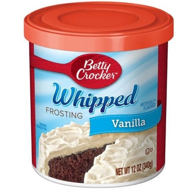 Betty Crocker Frosting Whipped Vanilla, 12 oz, 8 ct