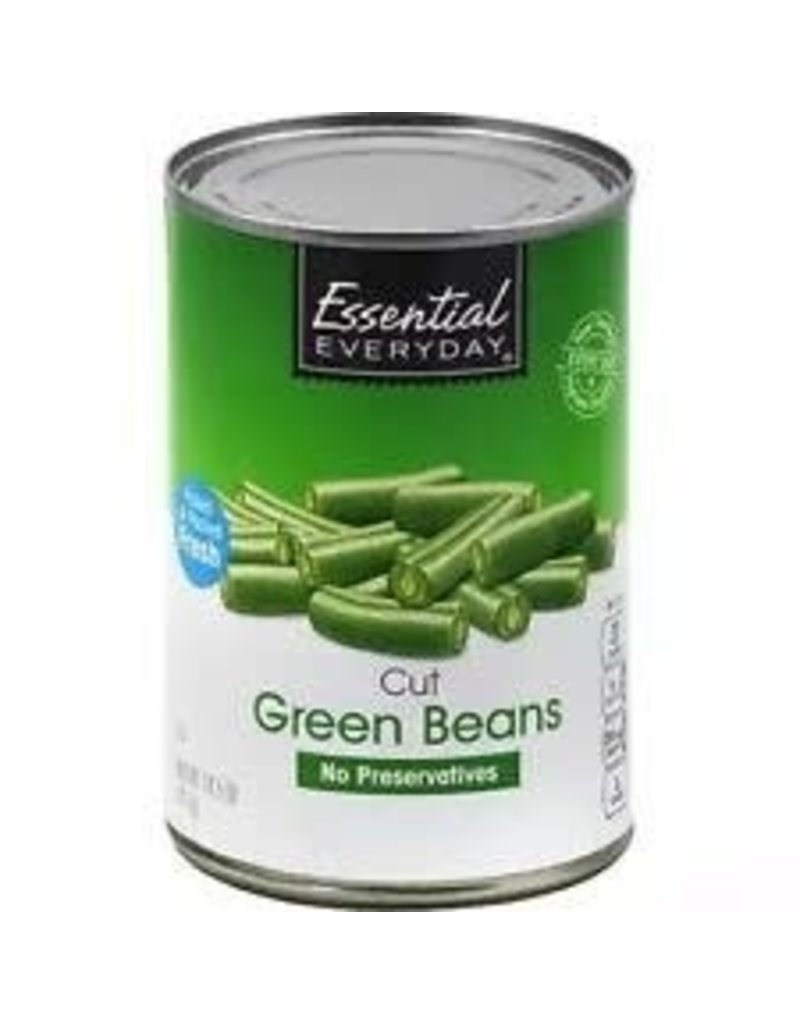 Essential Everyday EED Canned Cut Green Beans, 14.5 oz