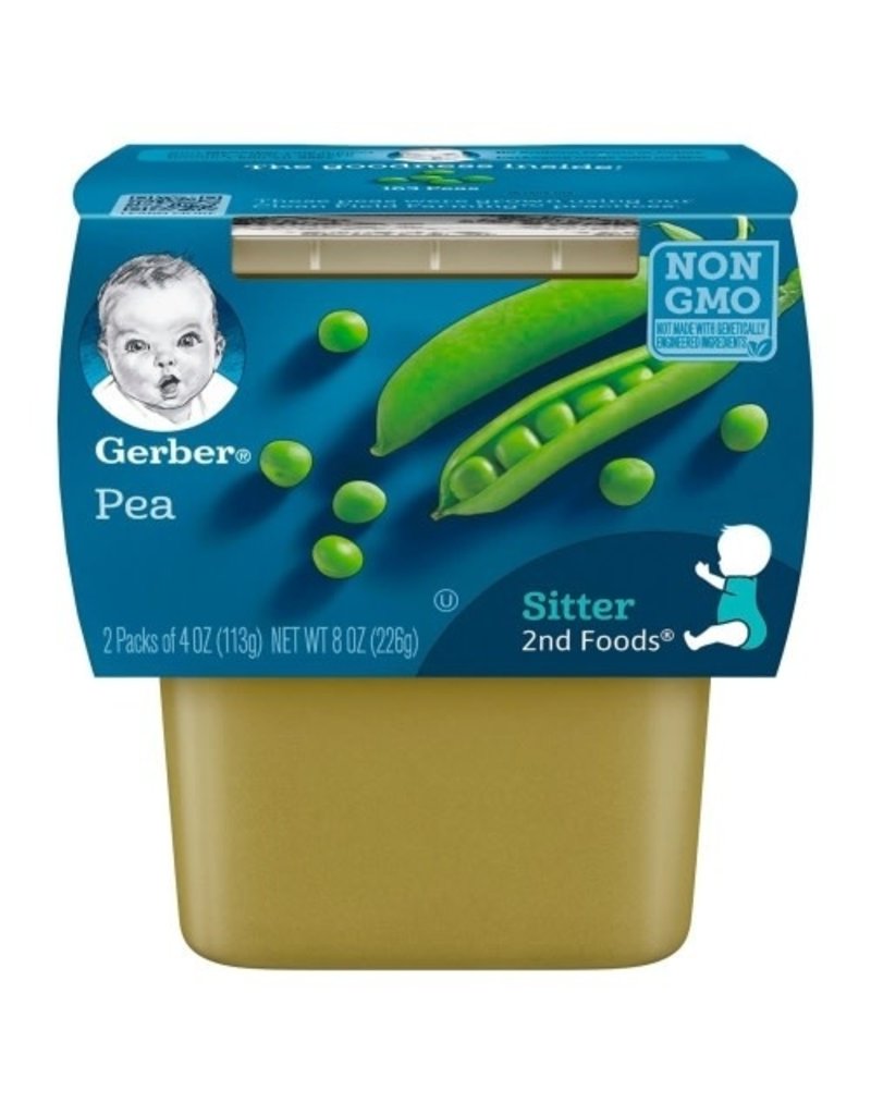 Gerber Gerber 2nd Foods Peas, 8 oz