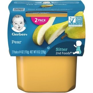 Gerber Gerber 2nd Foods Pears, 8 oz