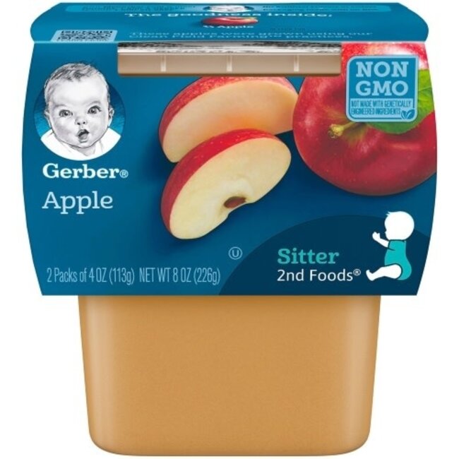 Gerber 2nd Foods Apple, 8 oz