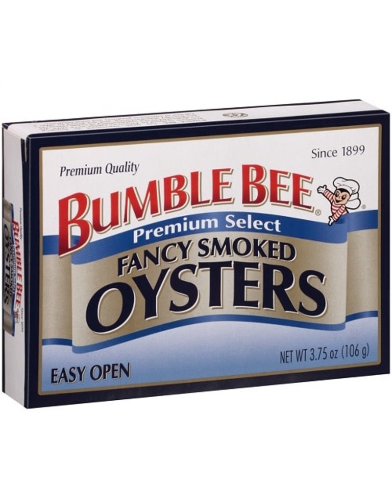 Bumble Bee Bumble Bee Oysters Smoked Fancy, 3.75 oz, 18 ct