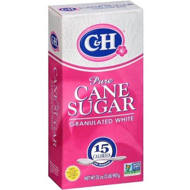 C&H Sugar Granulated, 2 lb, 24 ct