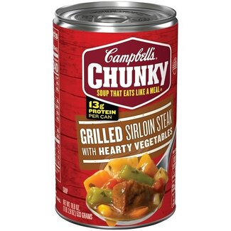 Campbell's Campbell's Soup Chunky Sirloin Steak & Hearty Vegetables, 18.8 oz, 12 ct