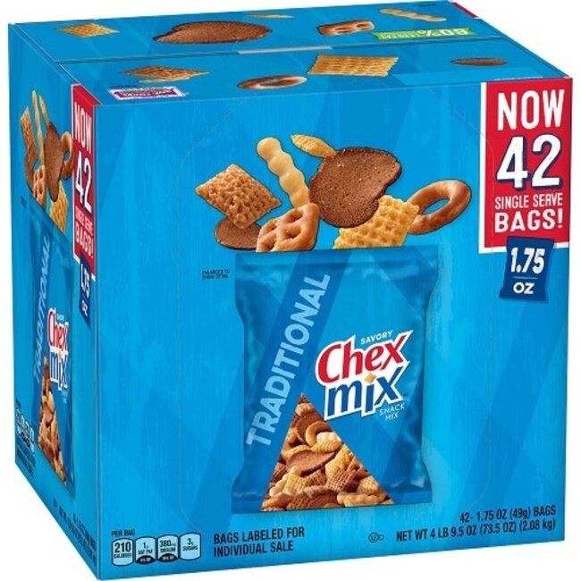 Chex Mix Traditional, 1.75 oz, 42 ct