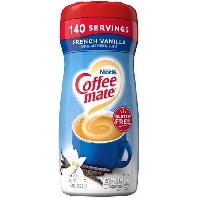 Coffeemate French Vanilla Powder, 15 oz