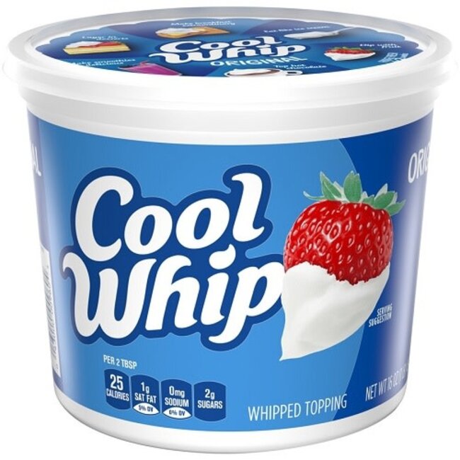 Cool Whip Original, 16 oz, 12 ct