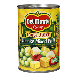 Del Monte Del Monte Fruit Mixed Chunky 100% Juice, 15 oz, 12 ct