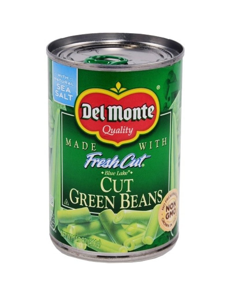Del Monte Cut Green Beans, 14.5 oz, 24 ct Span Elite