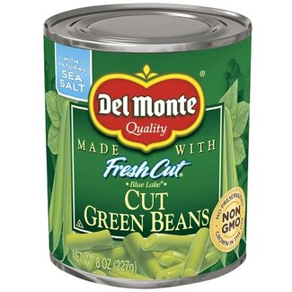 Del Monte Del Monte Cut Green Beans, 8 oz, 12 ct