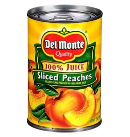Del Monte Del Monte Sliced Natural Peaches, 15 oz, 12 ct