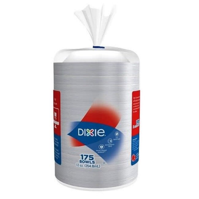 Dixie Paper Bowls 12 oz, 175 ct