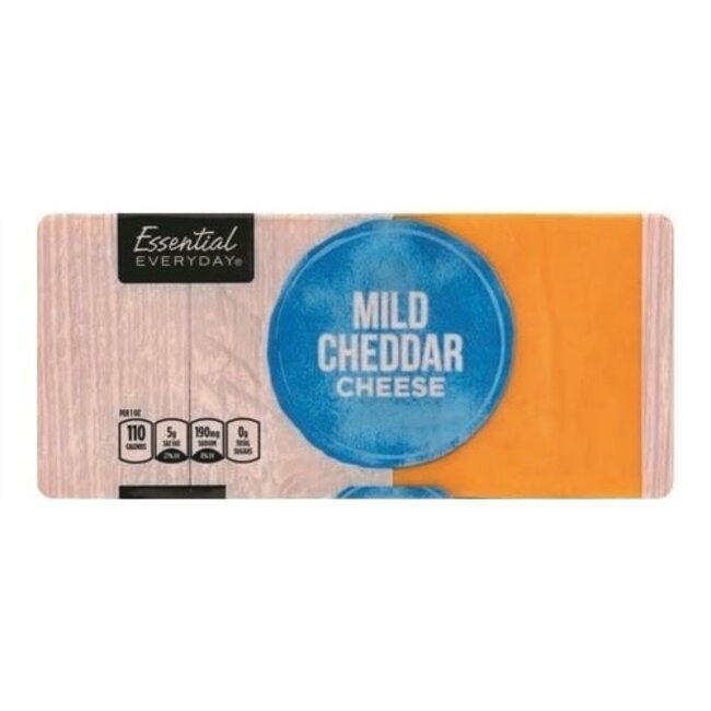 EED Mild Cheddar Cheese, 16 oz, 12 ct