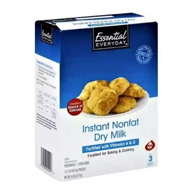EED Milk Dry Instant Nonfat, 9.6 oz, 12 ct