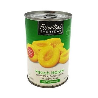 Essential Everyday EED Peach Halves, 15.25 oz, 12 ct