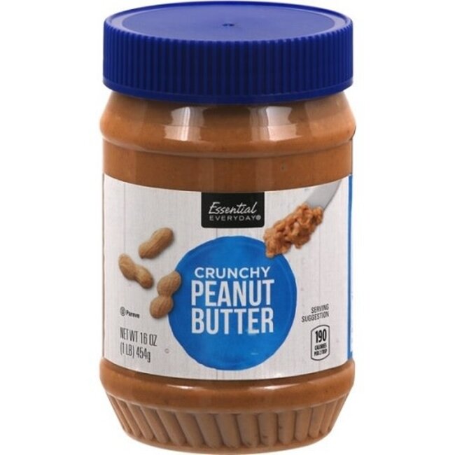 EED Peanut Butter Crunchy, 16 oz, 12 ct