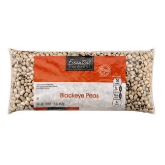 Essential Everyday EED Black Eyed Peas, 1 lb, 12 ct