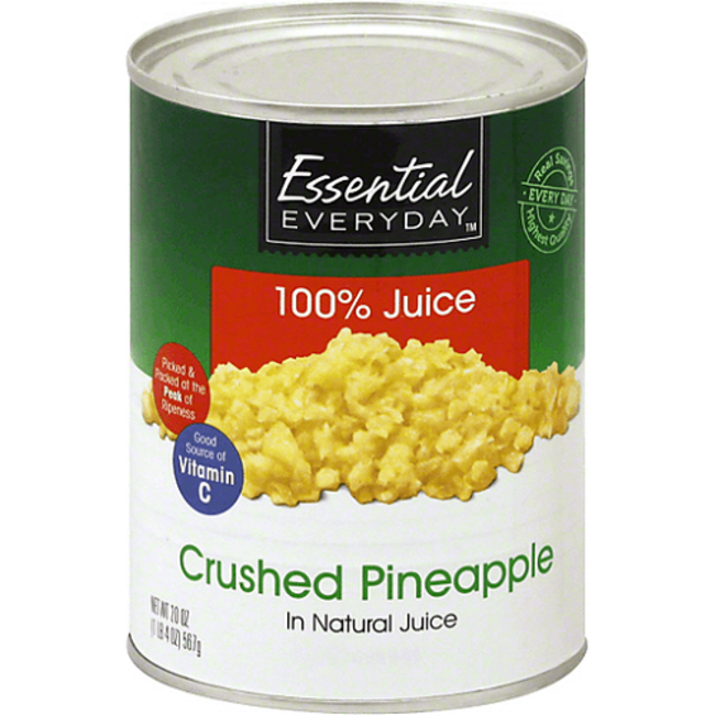 EED Pineapple Crushed, 20 oz, 24 ct
