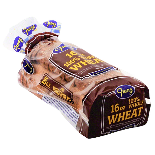 Sara Lee 100% Whole Wheat Bread - 16 OZ (1 LB)