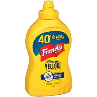 French's French's Classic Squeeze Mustard, 20 oz, 12 ct