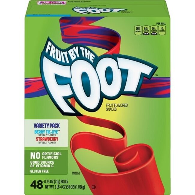 Fruit By The Foot Variety Pack 48 ct