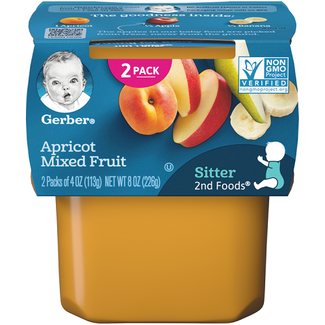 Gerber Gerber 2nd Foods Apricot Mixed Fruit, 8 oz