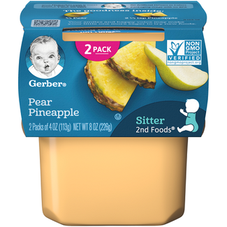 Gerber Gerber 2nd Foods Pear Pineapple, 8 oz, 8 ct