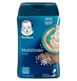 Gerber Gerber MultiGrain Baby Cereal, 8 oz, 6 ct