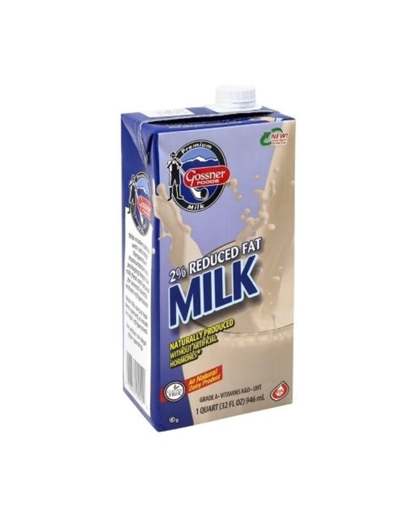 Gossner Gossner Shelf Stable Milk 2%, 32 oz