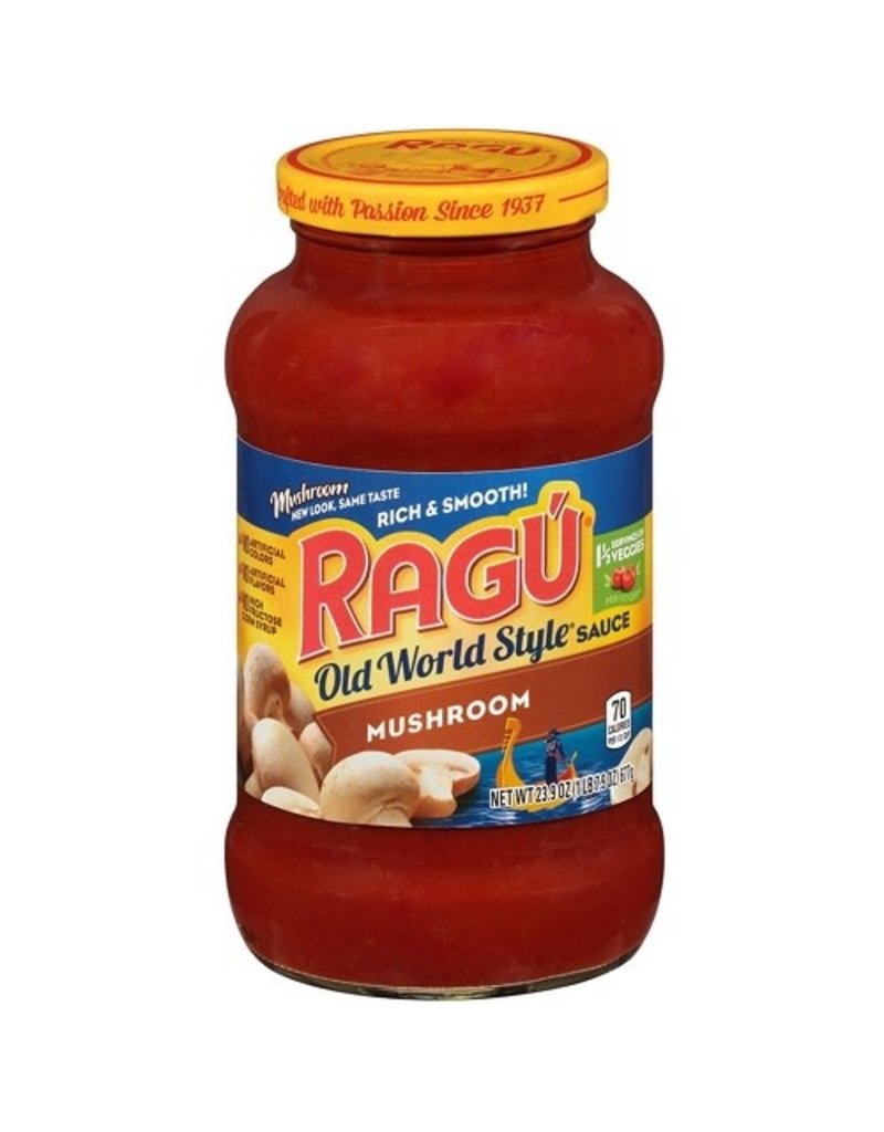 Ragu Ragu Old World Pasta Sauce With Mushrooms,  oz, 12 ct - Span Elite