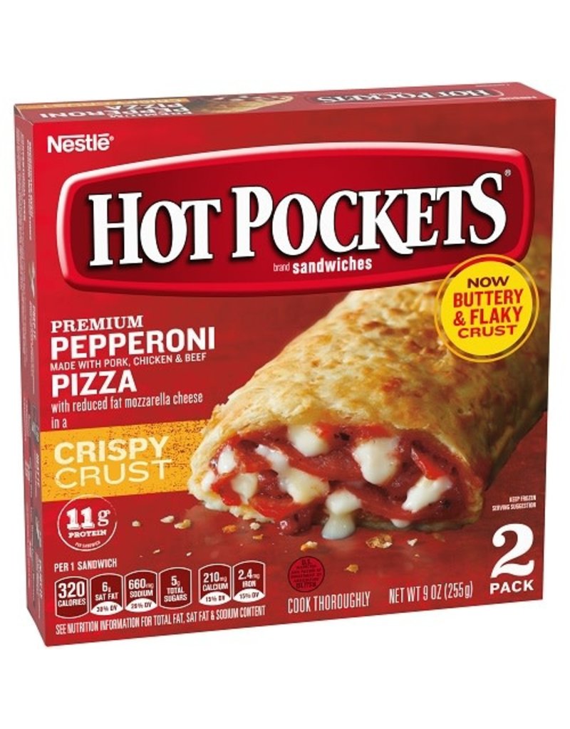 Hot Pockets Hot Pockets Pepperoni Pizza, 9 oz, 8 ct