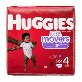Huggies Huggies Supreme Size 4 Diapers, 22 ct, (Pack of 4)