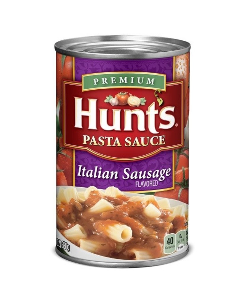 Hunt's Hunt Pasta Sauce Italian Sausage, 24 oz, 12 ct