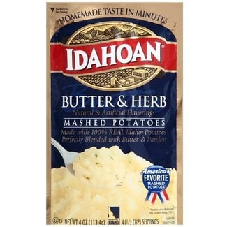 Idahoan Idahoan Instant Mashed Potatoes Butter Herb, 4 oz, 12 ct