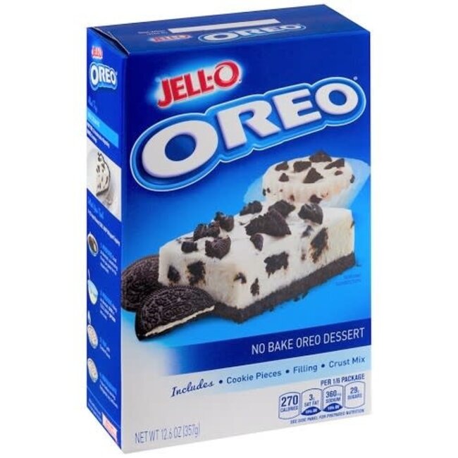 Jell-O Cheesecake Oreo Mix No Bake Dessert, 12.6 oz, 6 ct