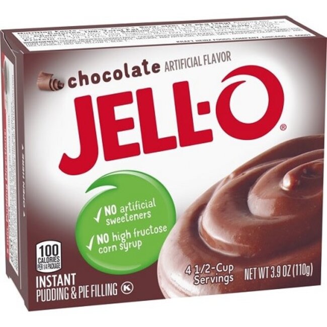 Jell-O Instant Chocolate Pudding, 3.9 oz, 24 ct