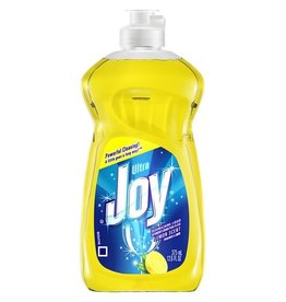 Joy Joy Ultra Lemon Scent Dishwashing Liquid, 12.6 oz, 25 ct