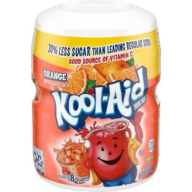 Kool-Aid Orange (Makes 8 Quarts), 19 oz, 12 ct