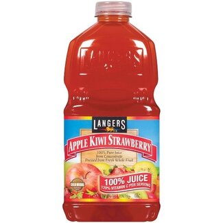 Langers Langers Apple Kiwi Strawberry 100% Juice, 64 oz