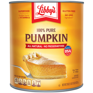 Libby's Libbys Pumpkin Pie Filling Can, 29 oz, 12 ct