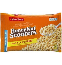 Malt-O-Meal Malt-O-Meal Honey Nut Scooters Bag, 24.5 oz, 9 ct